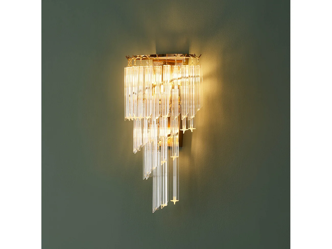 Applique murale chic pampilles tombantes - Zephia