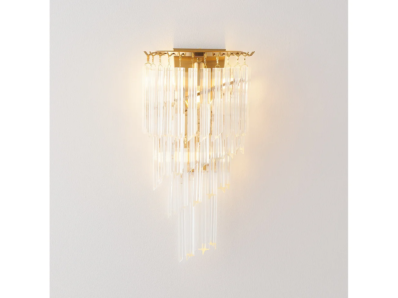 Applique murale chic pampilles tombantes - Zephia