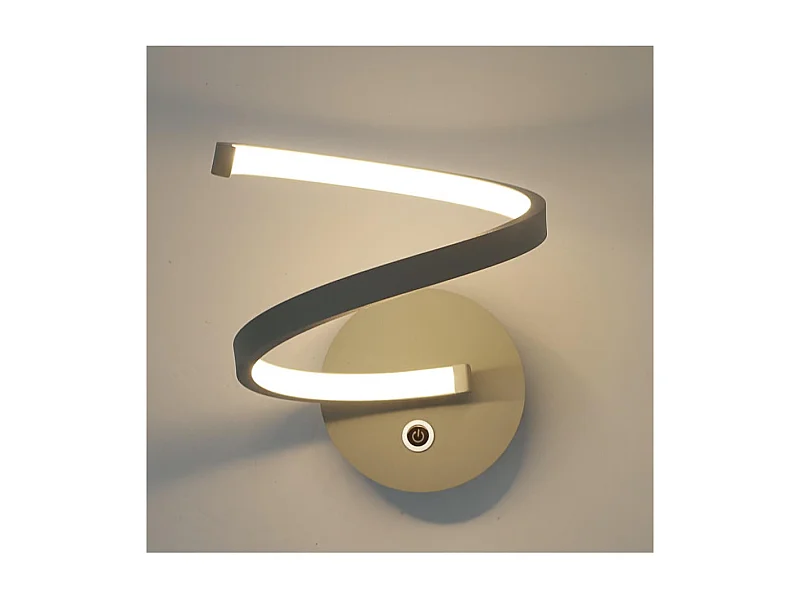 Applique LED blanche spirale - Looper