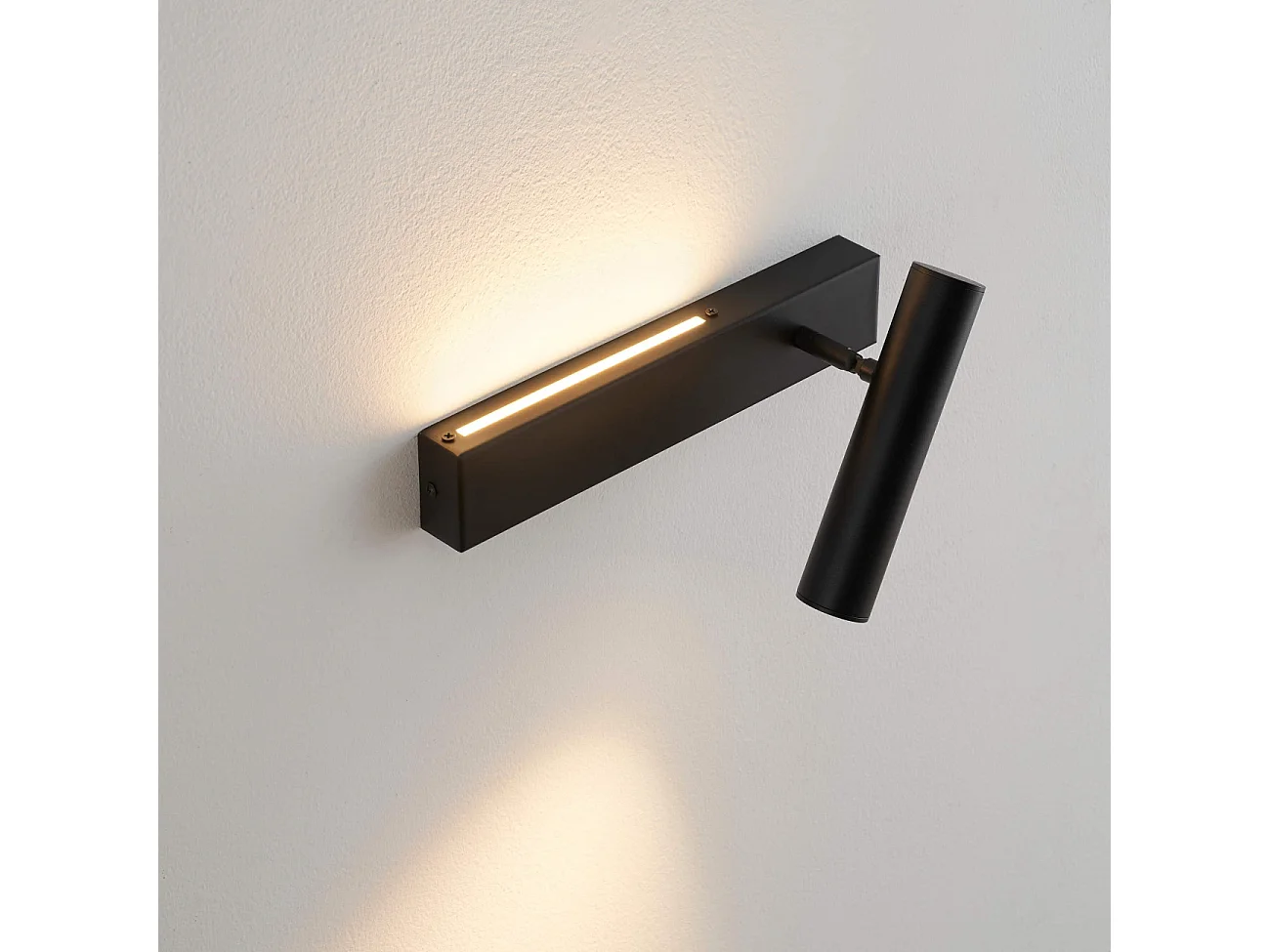 Applique noire tête de lit liseuse droite  - Lodvi