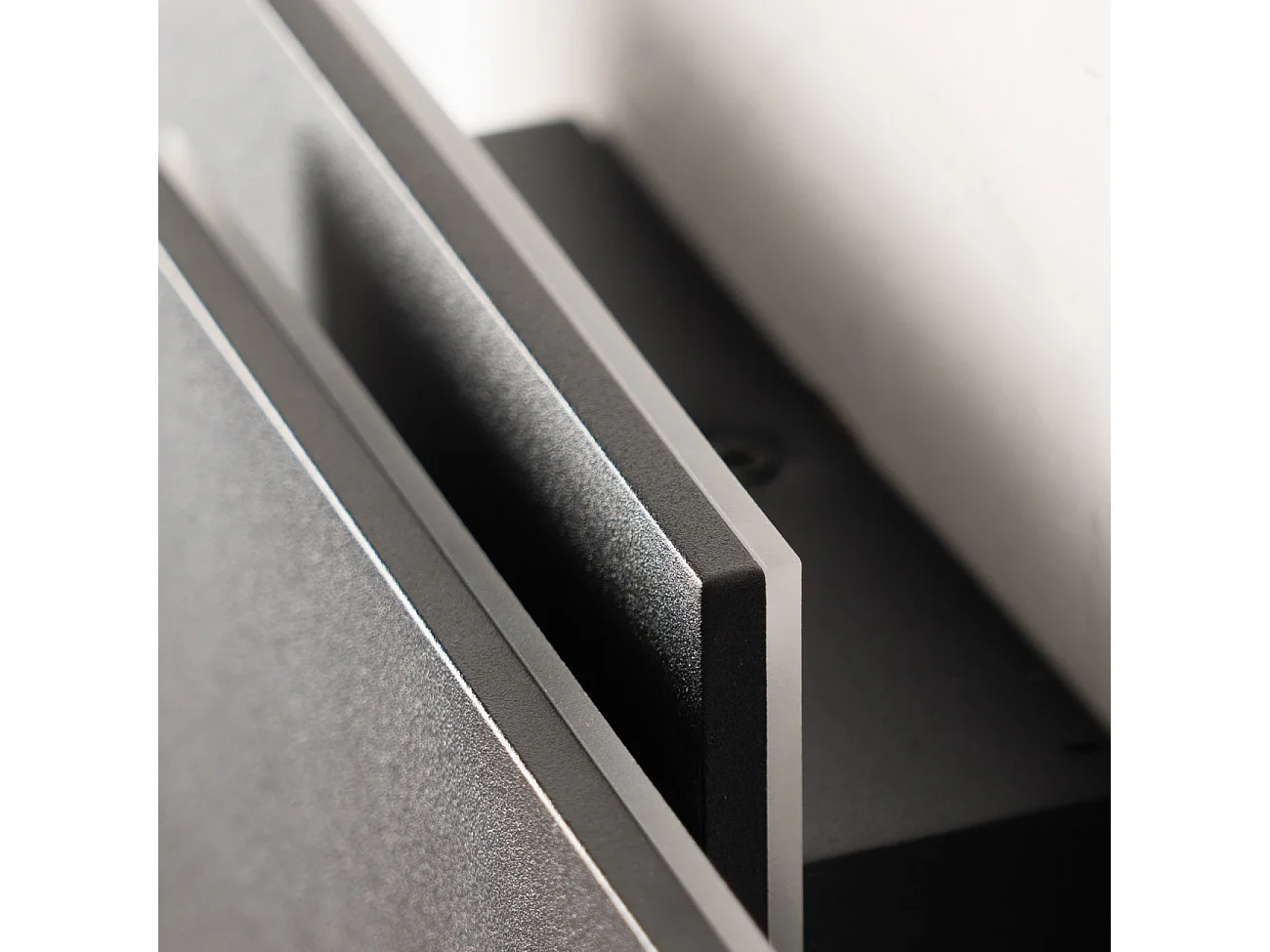 Applique design noire tripartie LED - Trio