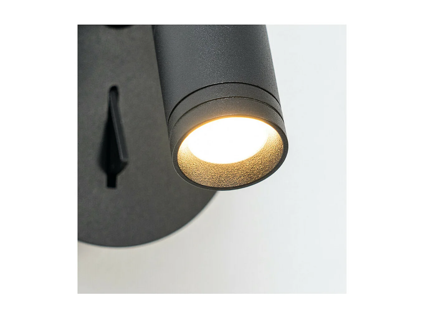 Liseuse murale noire LED - Minoa