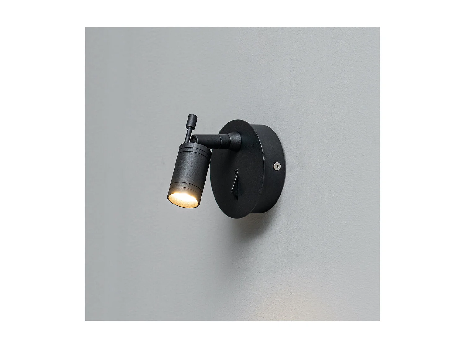 Liseuse murale noire LED - Minoa