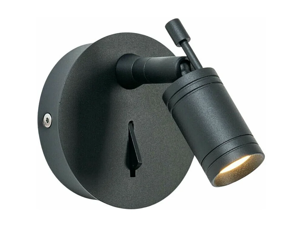 Liseuse murale noire LED - Minoa