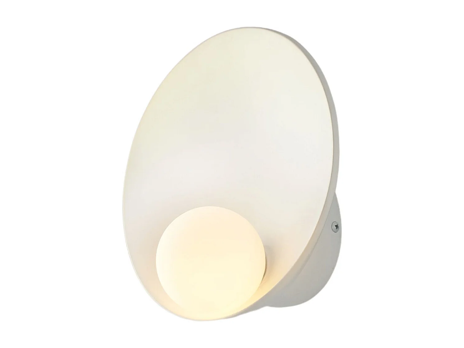 Applique coupole minimaliste avec boule en verre - Gino