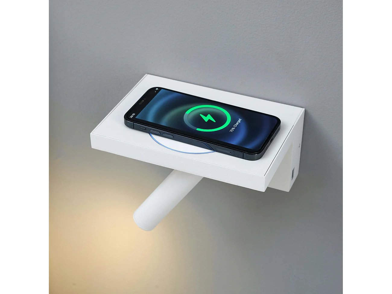 Applique tablette LED avec recharge smartphone - Naro