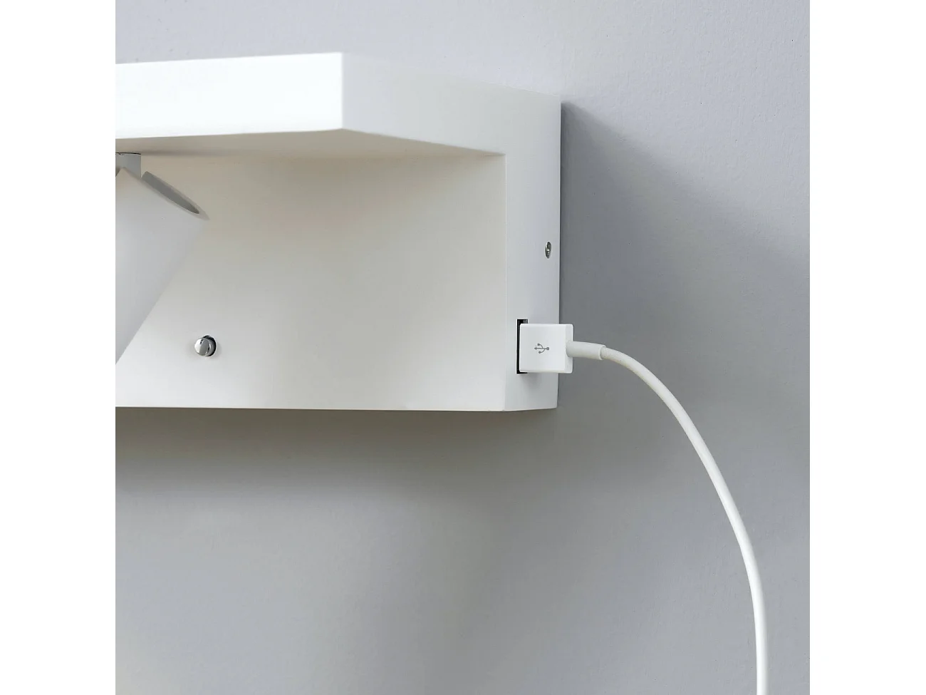 Applique tablette LED avec recharge smartphone - Naro