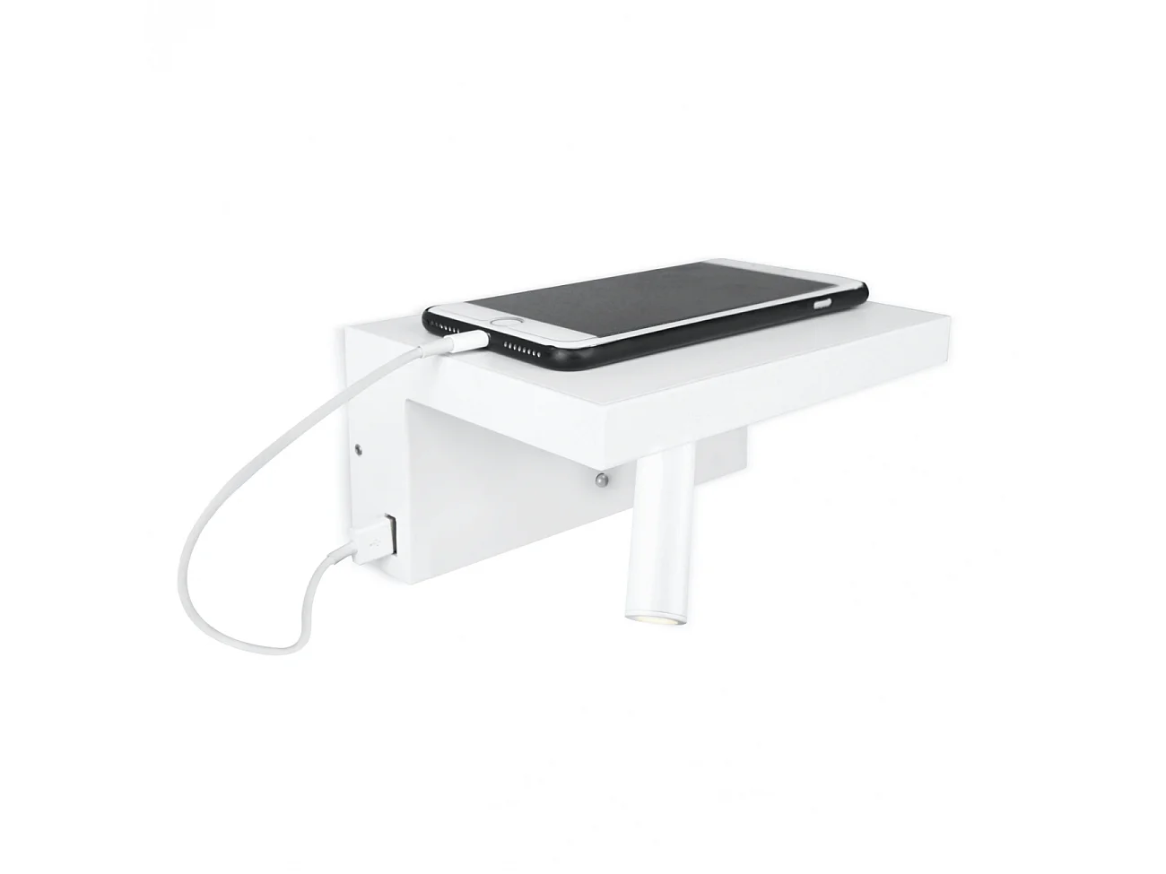 Applique tablette LED avec recharge smartphone - Naro