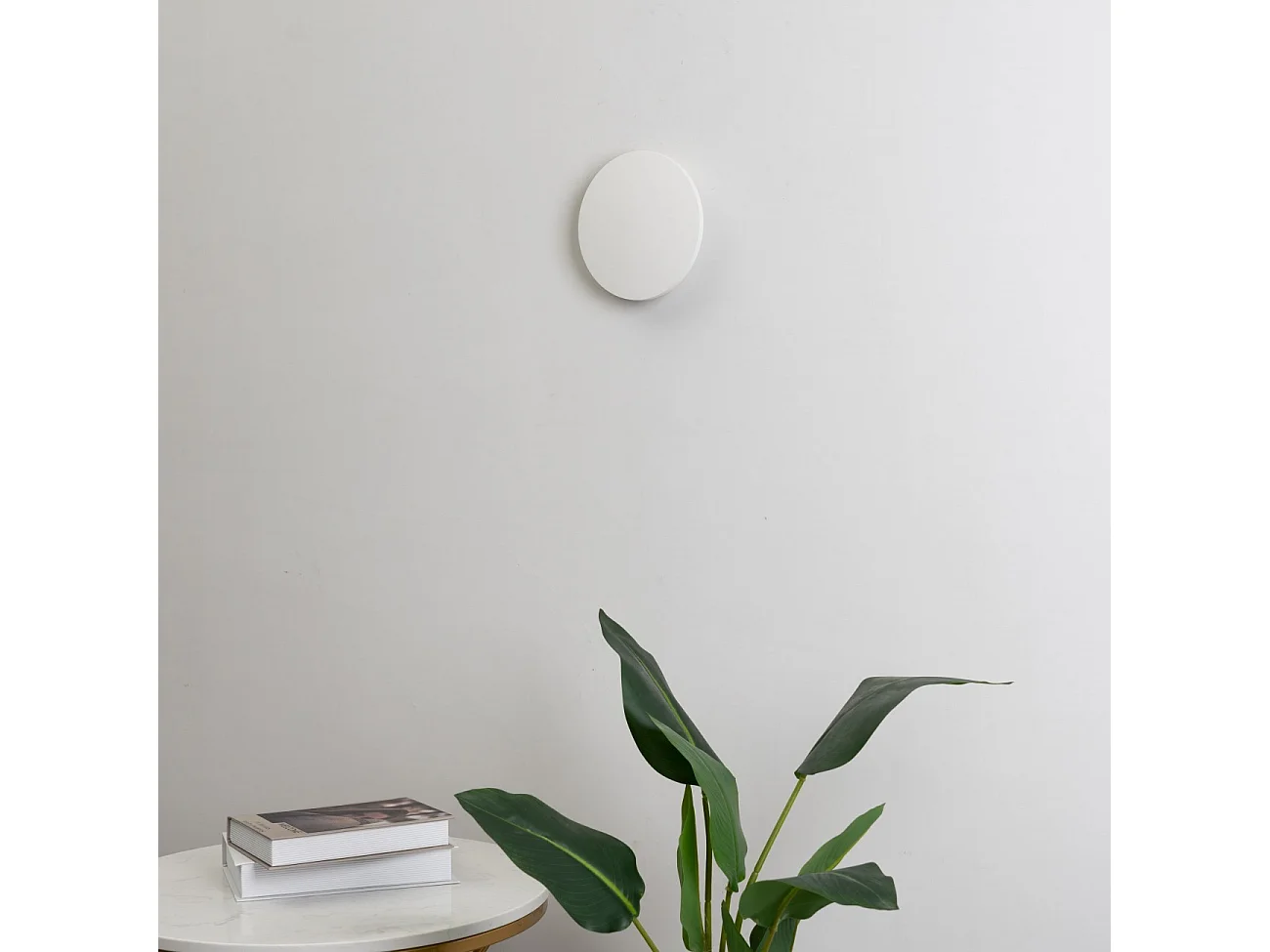 Éclairage mural moderne LED D18 cm compatible avec variateur - Lunar