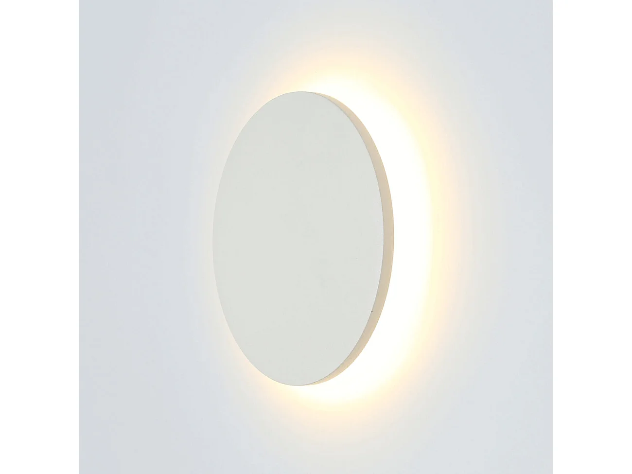 Éclairage mural moderne LED D18 cm compatible avec variateur - Lunar