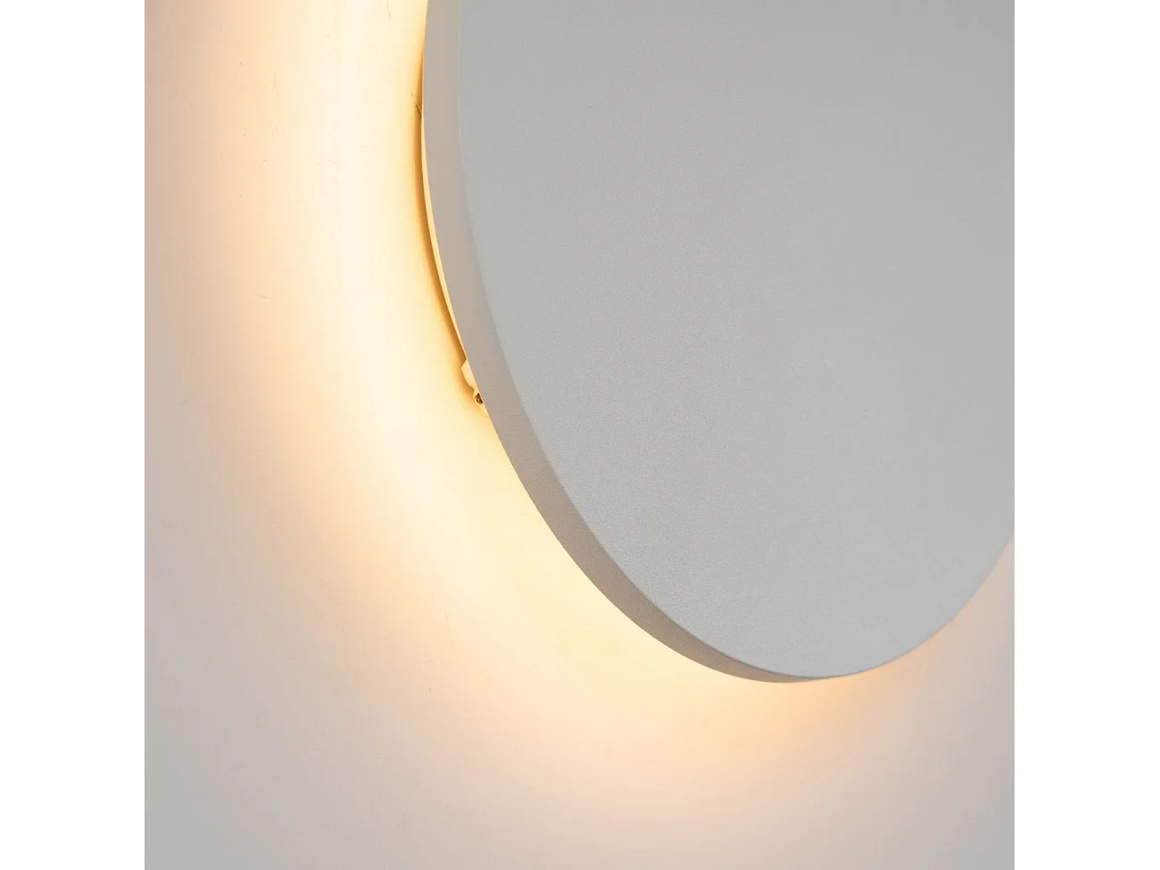 Éclairage mural moderne LED D18 cm compatible avec variateur - Lunar