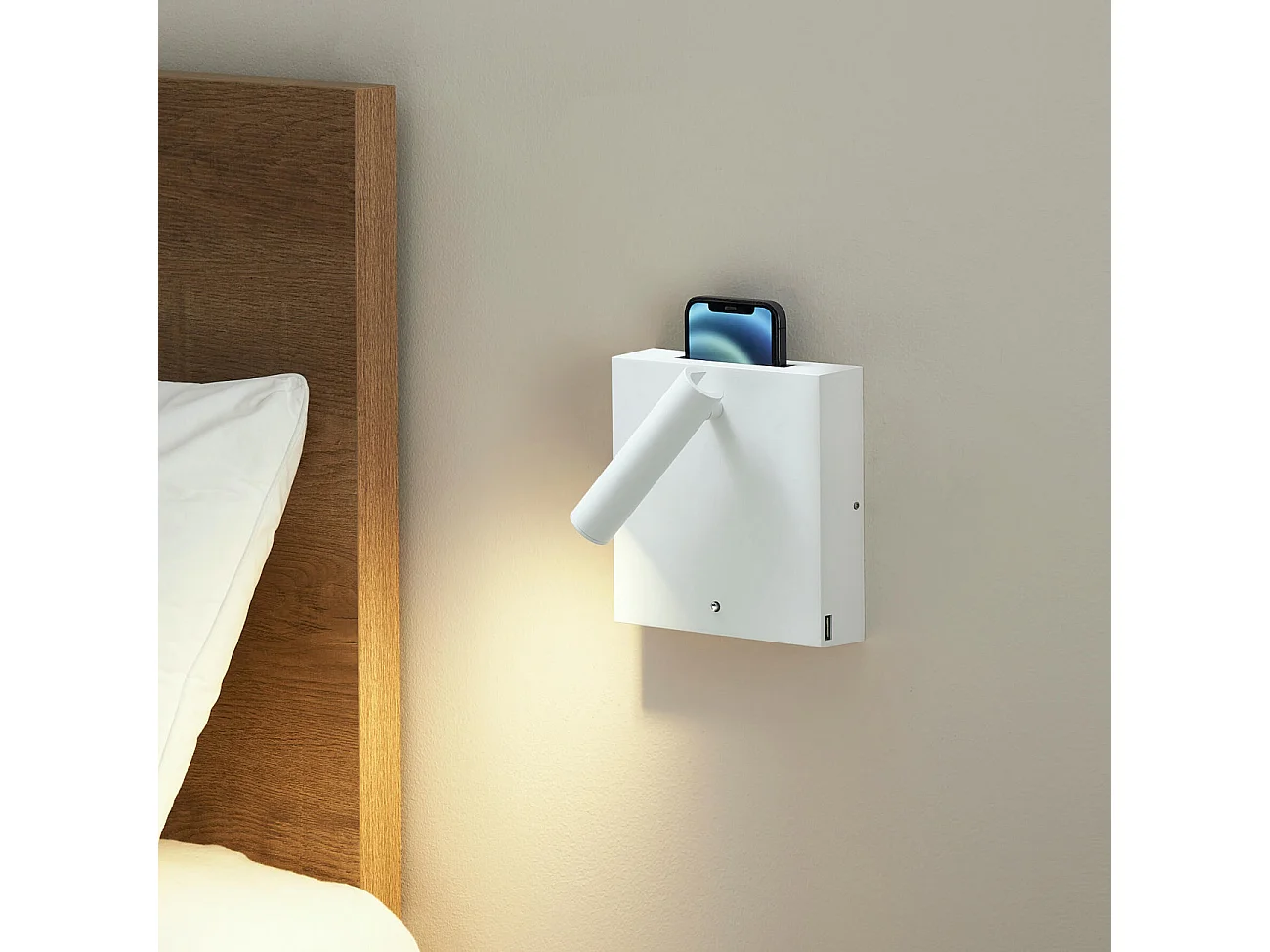 Éclairage LED recharge smartphone et liseuse - Lancaster