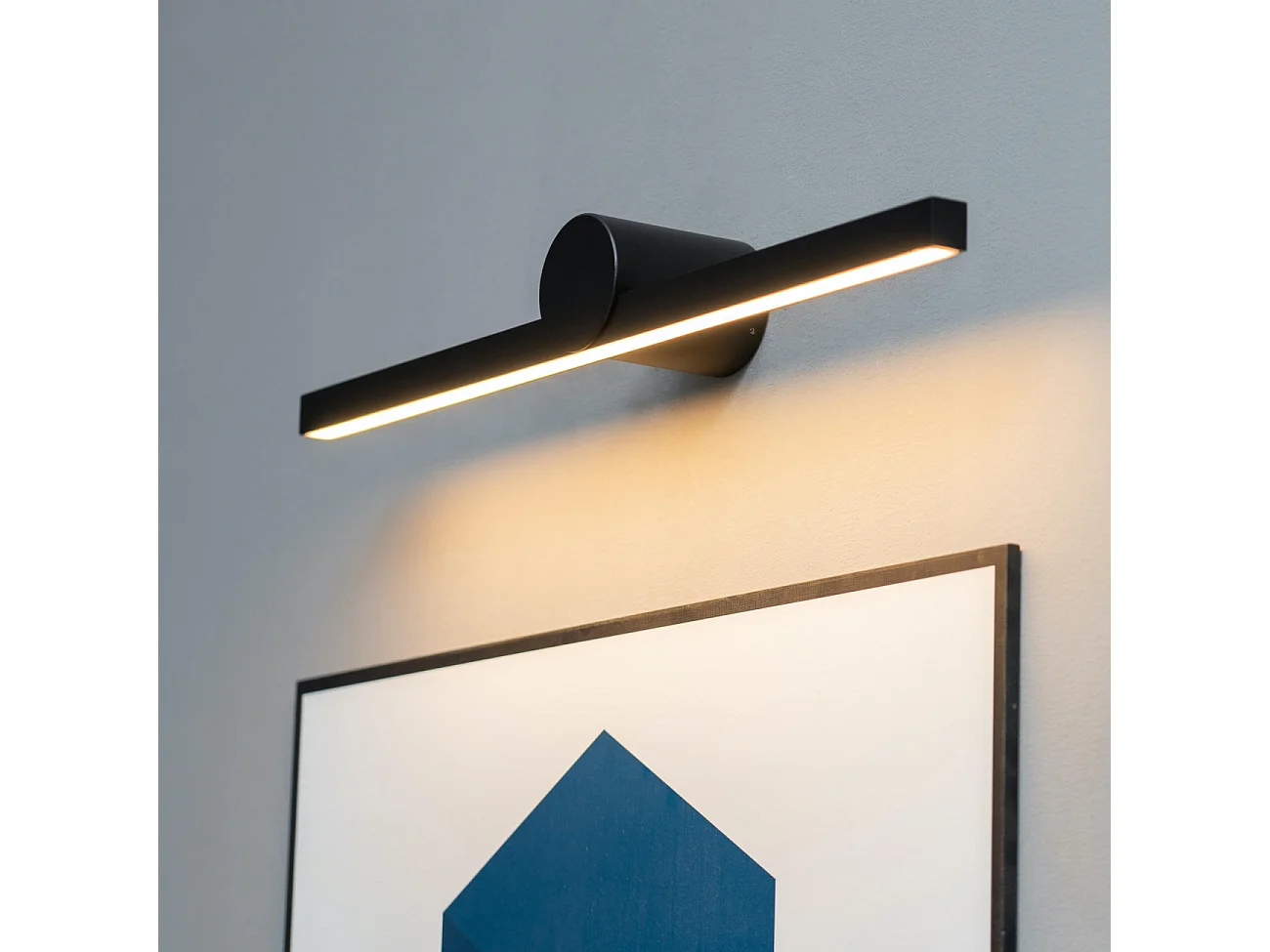 Applique design style épuré noire LED IP54 - Koge