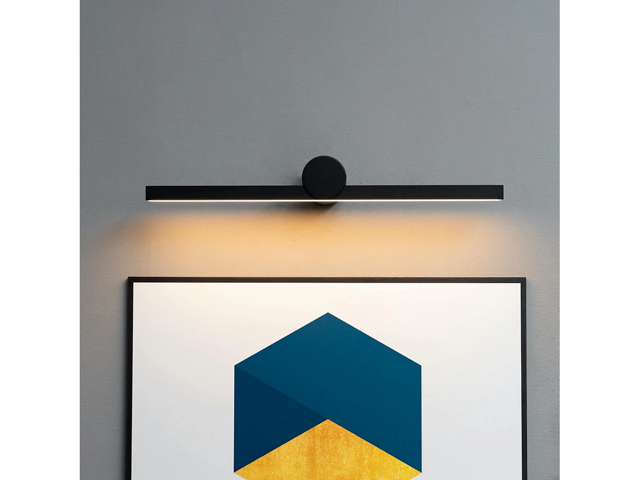 Applique design style épuré noire LED IP54 - Koge