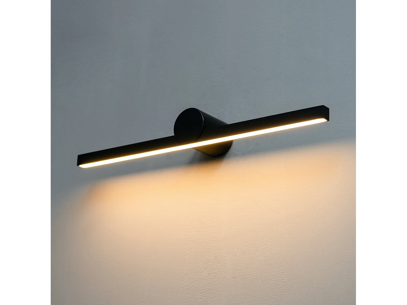 Applique design style épuré noire LED IP54 - Koge