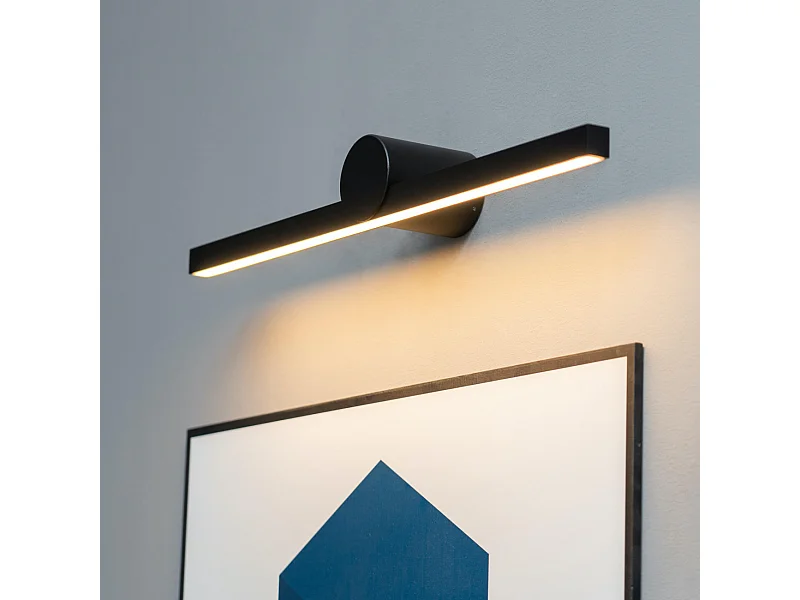 Applique design style épuré noire LED IP54 - Koge