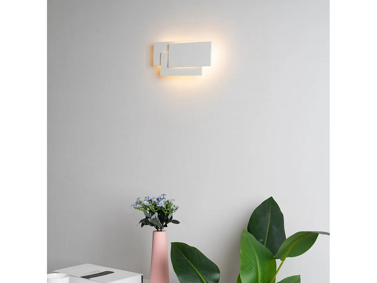 LED Applique design tripartie blanche - Trio