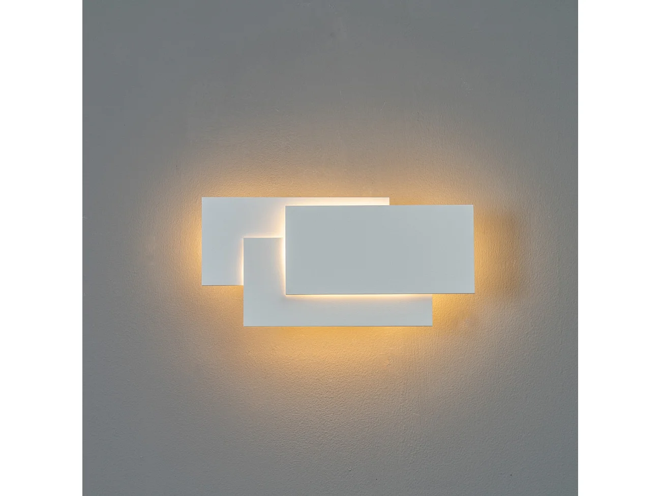 LED Applique design tripartie blanche - Trio