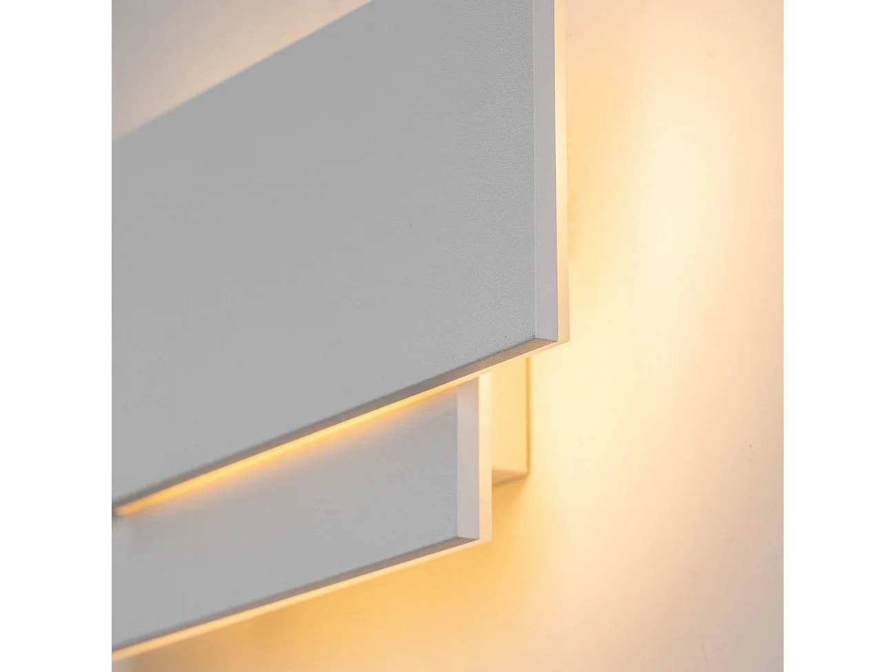 LED Applique design tripartie blanche - Trio