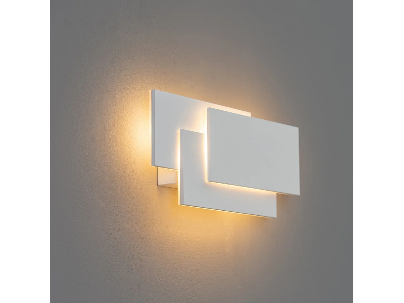 LED Applique design tripartie blanche - Trio
