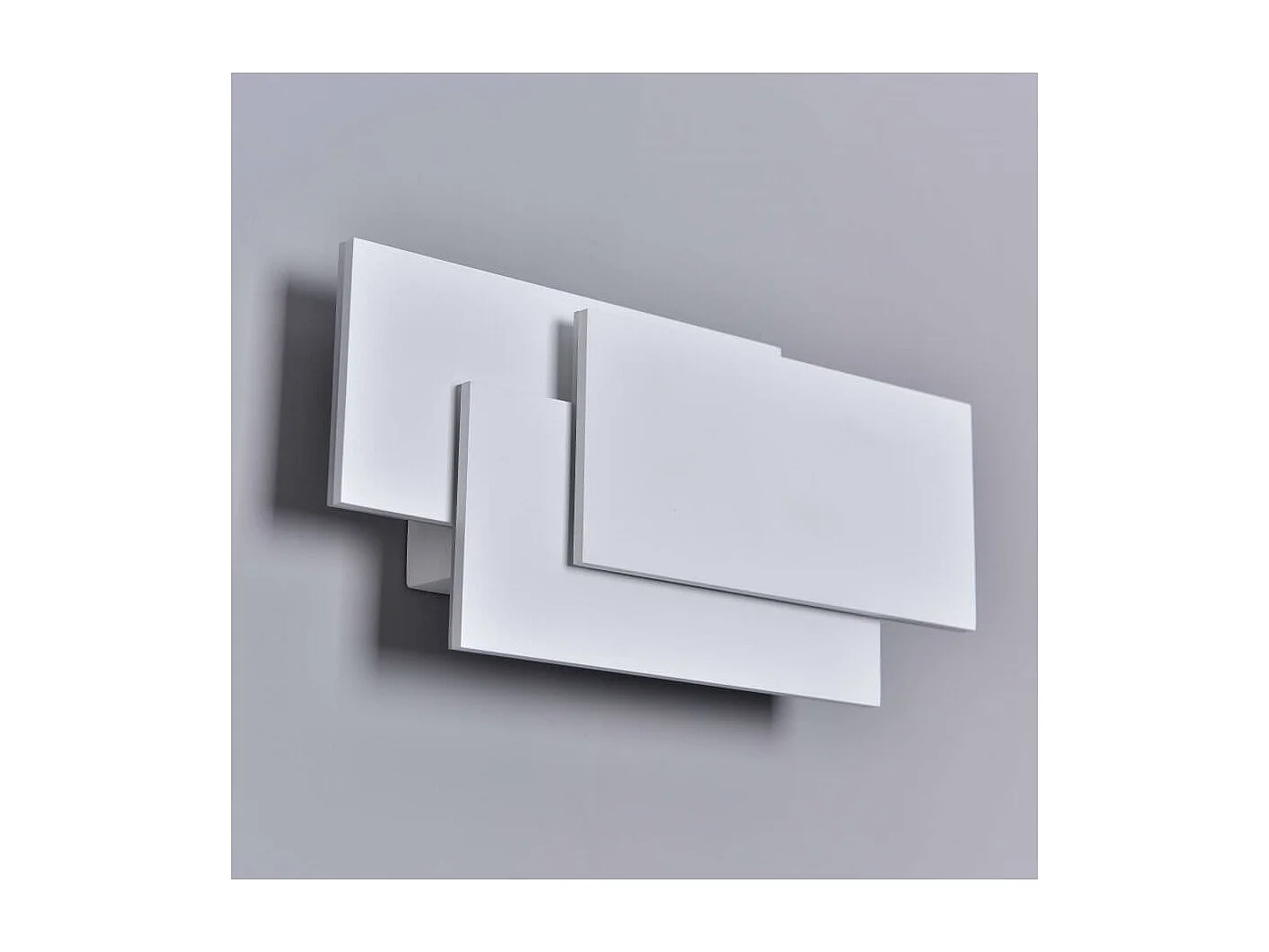 LED Applique design tripartie blanche - Trio