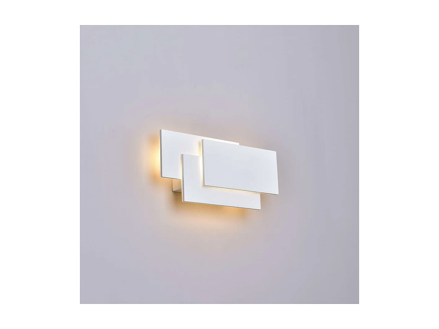 LED Applique design tripartie blanche - Trio
