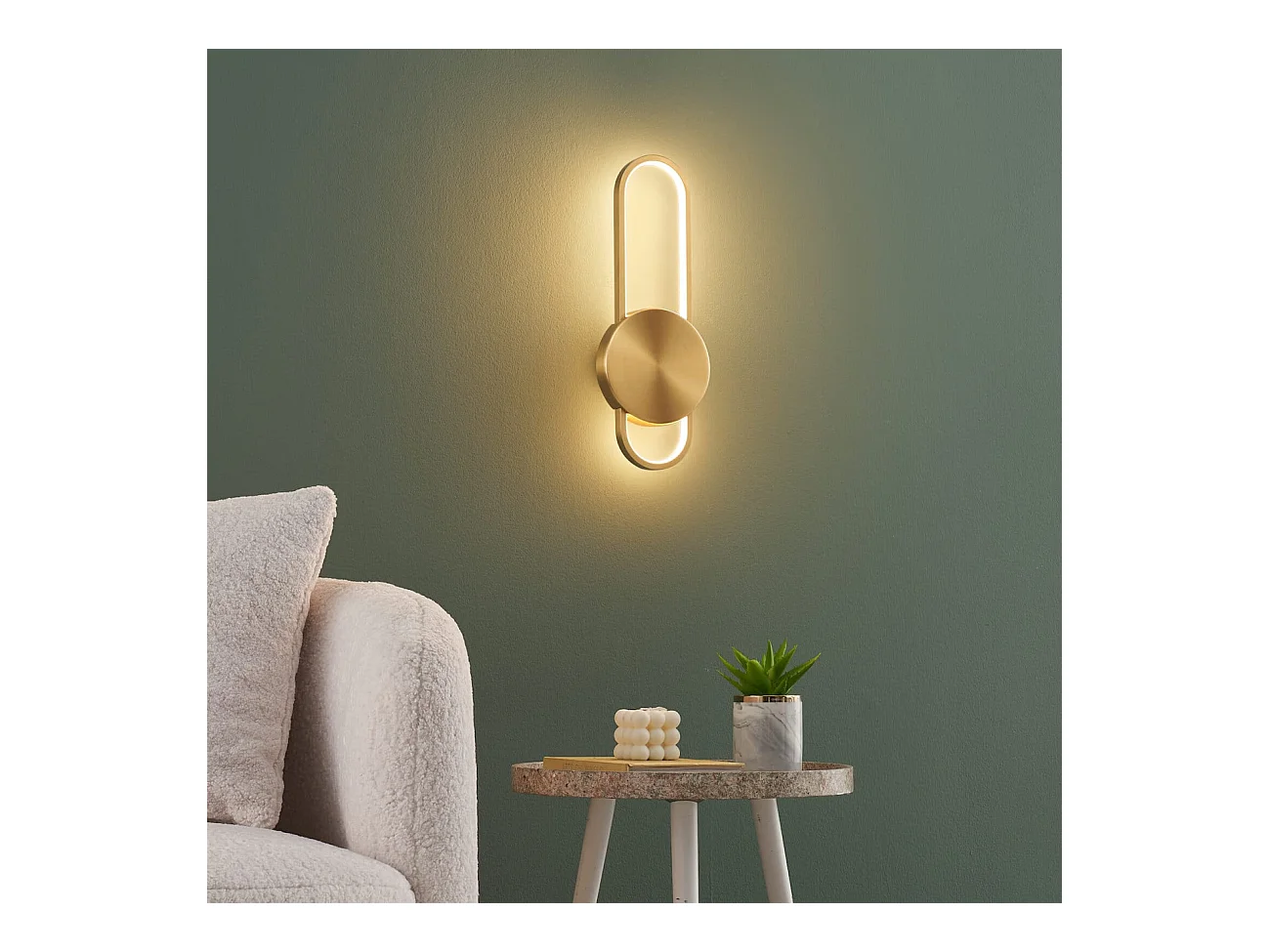 Applique tendance aluminium laiton - Piani