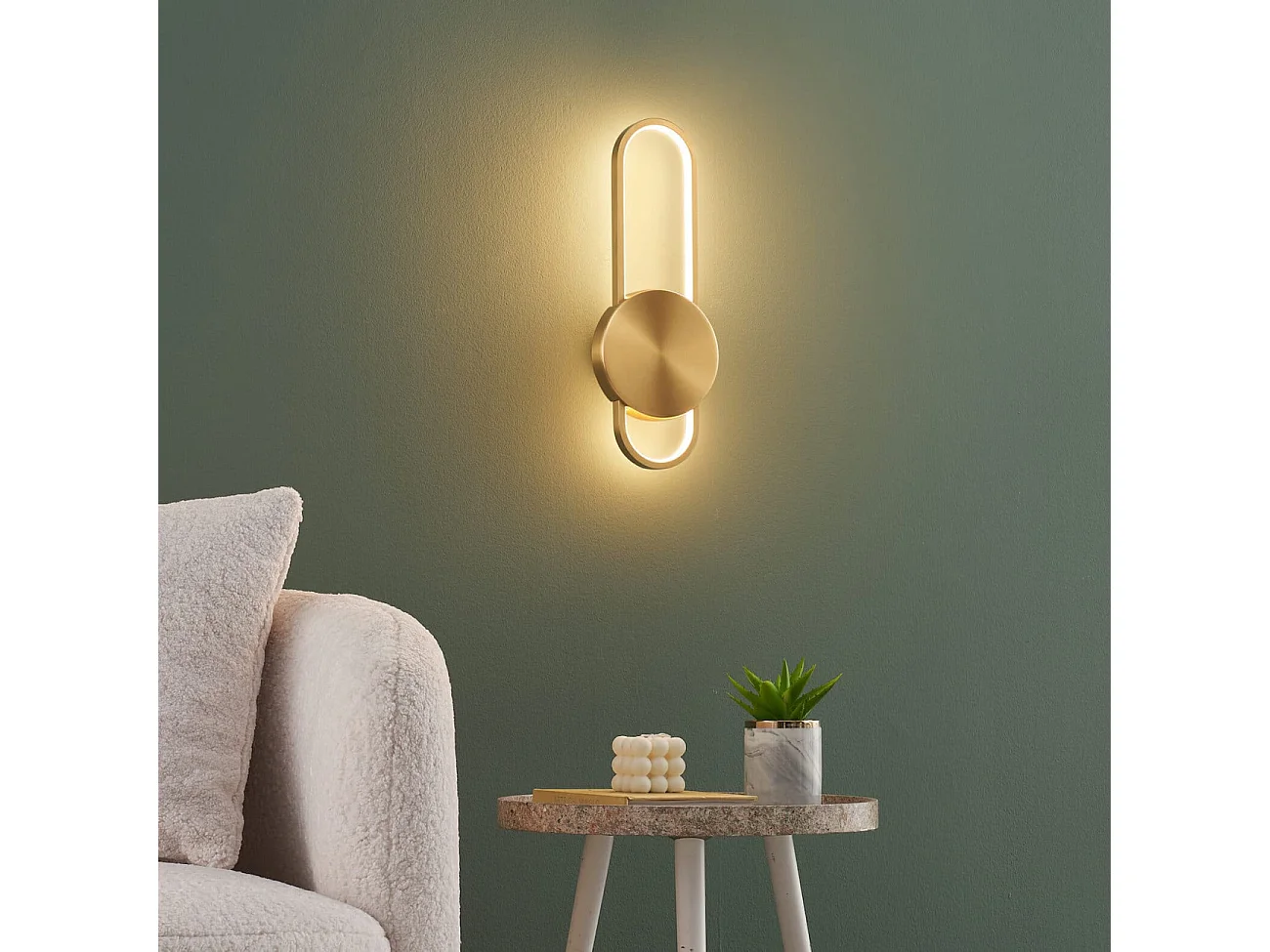 Applique tendance aluminium laiton - Piani