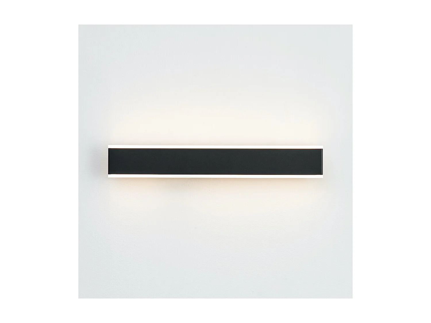 Grande applique LED longueur 50 cm noir - Bastia