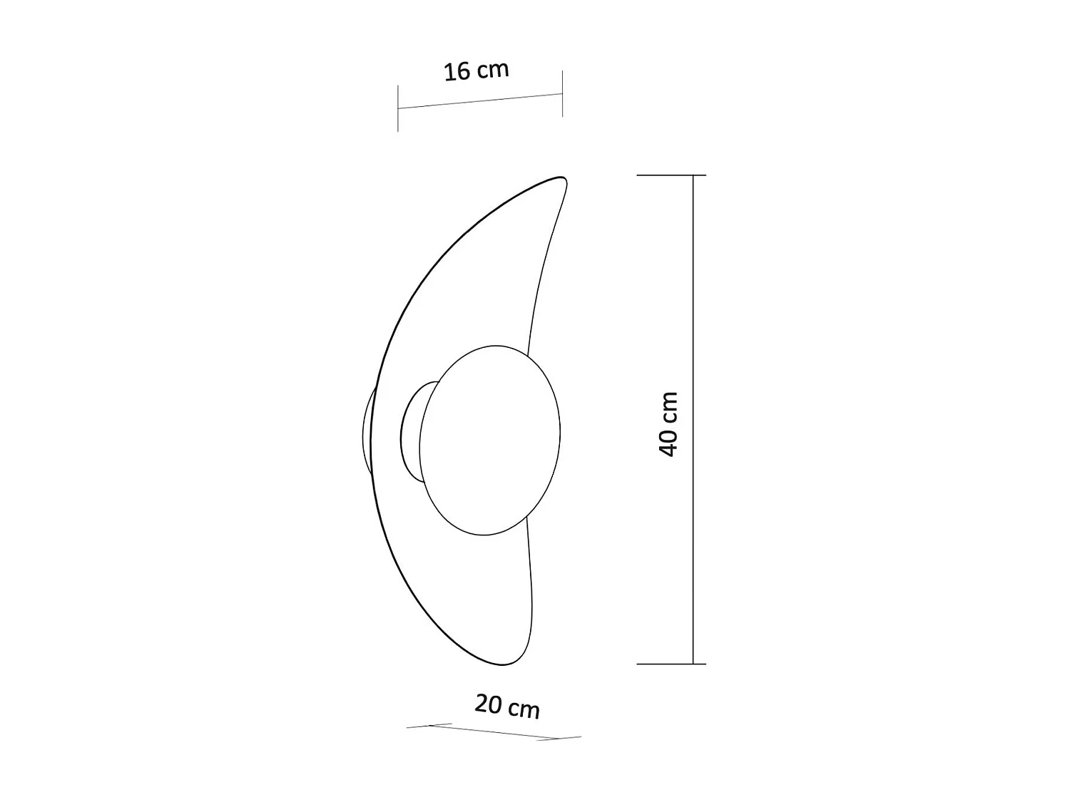 Applique en métal et verre ultra tendance - Isola