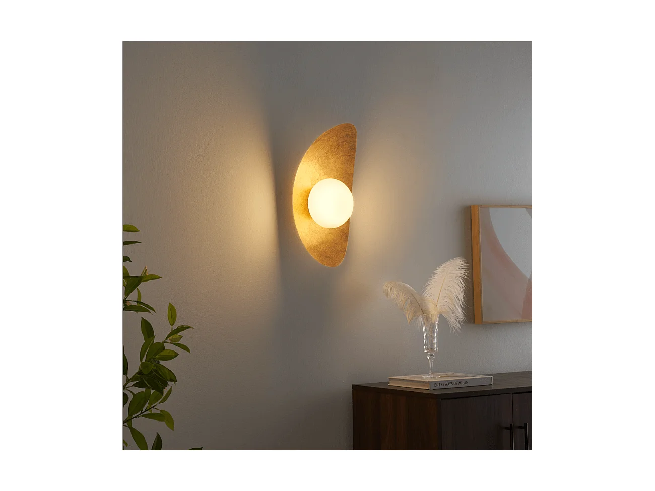 Applique en métal et verre ultra tendance - Isola