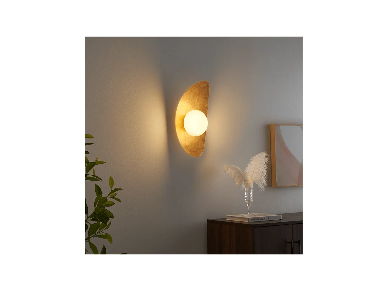 Applique en métal et verre ultra tendance - Isola
