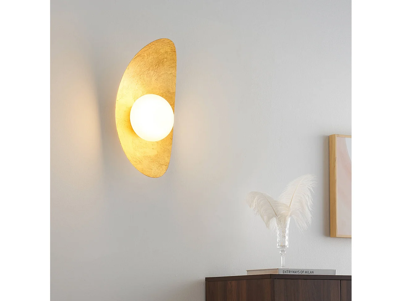 Applique en métal et verre ultra tendance - Isola