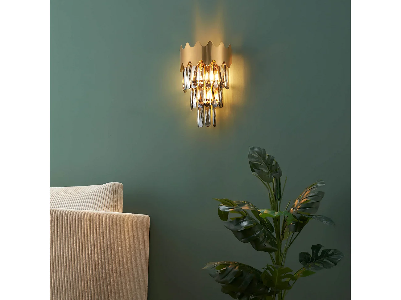 Applique murale chic et prestige cristal - Graziano