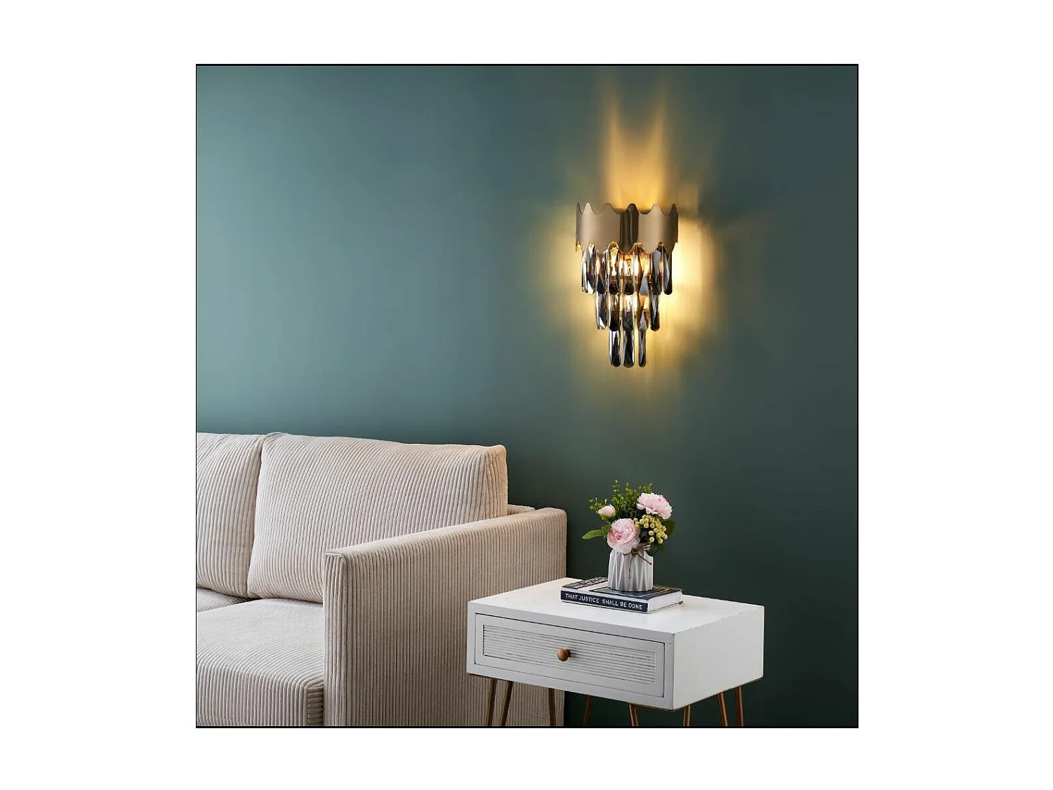 Applique murale chic et prestige cristal - Graziano