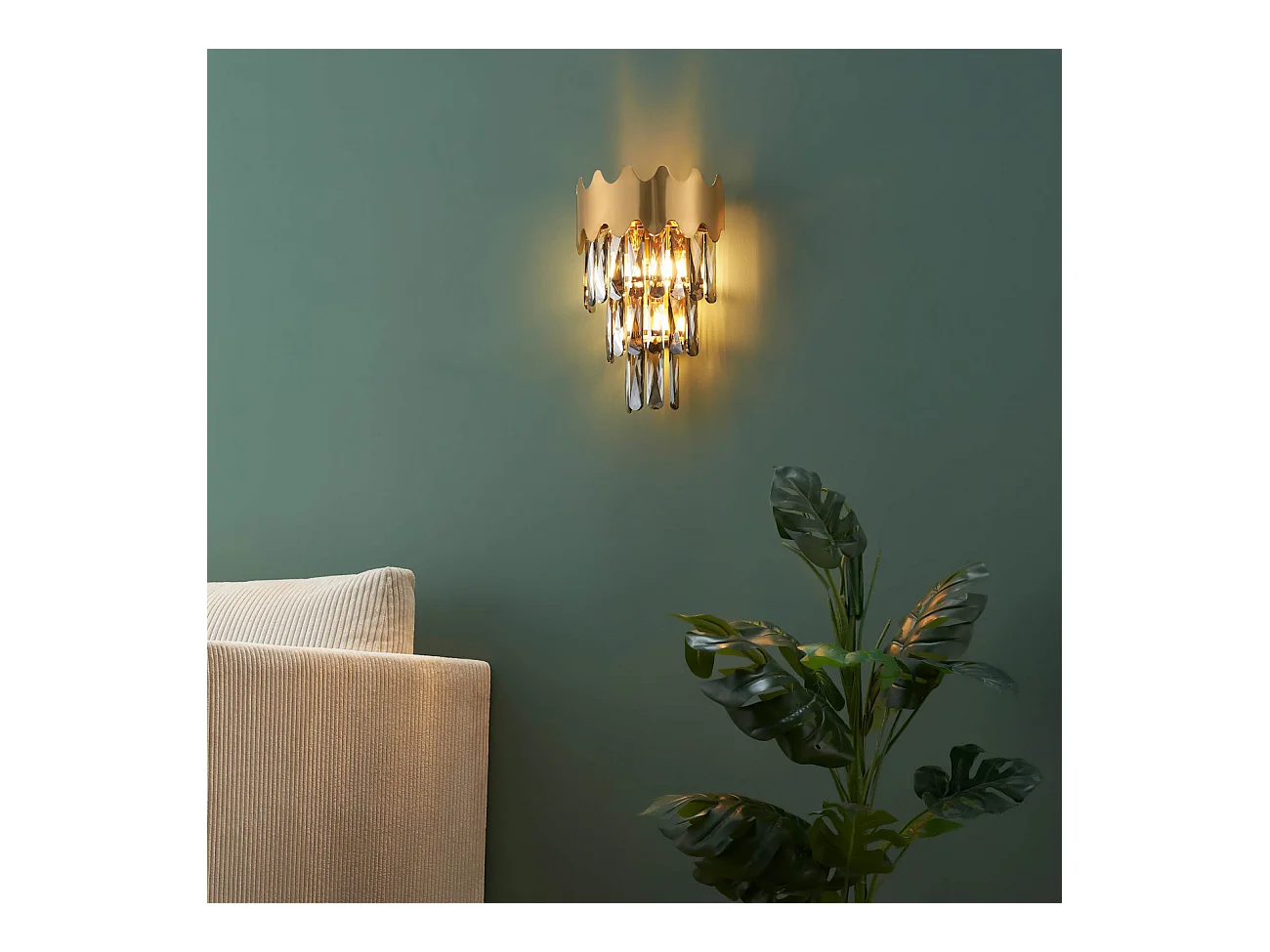 Applique murale chic et prestige cristal - Graziano