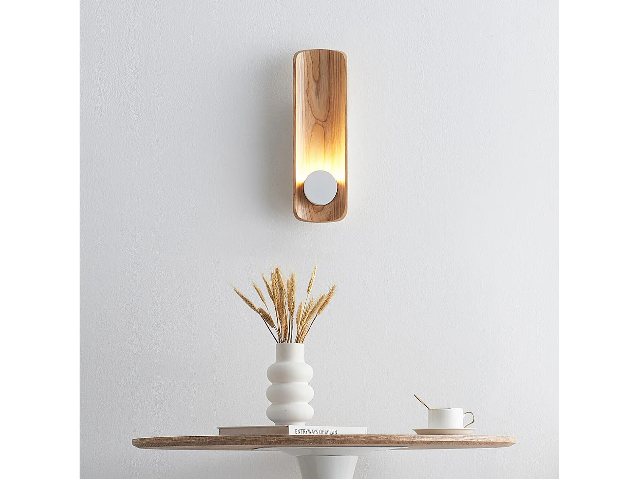 Applique murale bois et métal LED intégrée - Sparrow