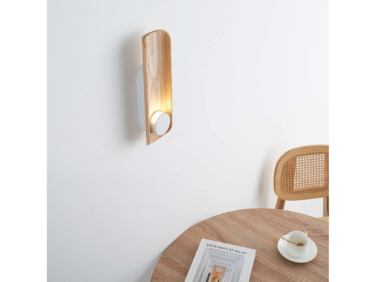 Applique murale bois et métal LED intégrée - Sparrow