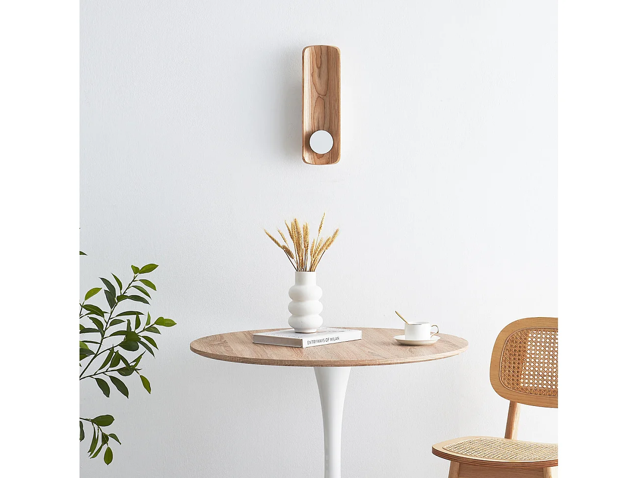 Applique murale bois et métal LED intégrée - Sparrow