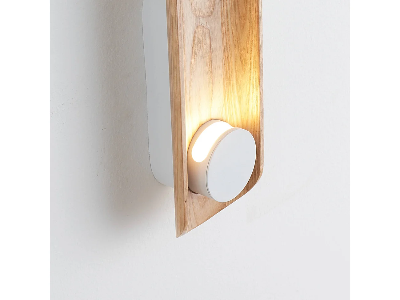 Applique murale bois et métal LED intégrée - Sparrow