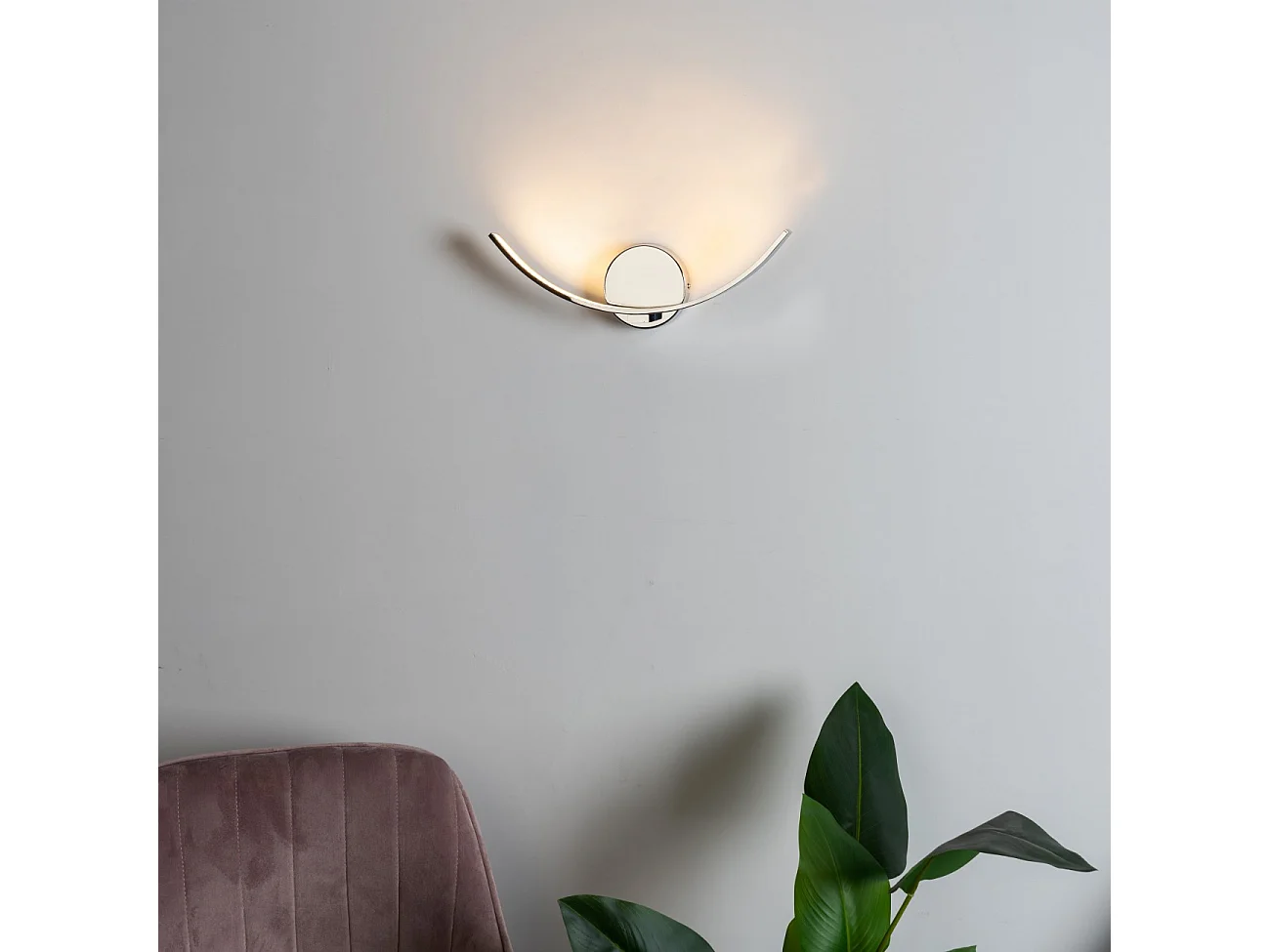 Applique murale LED demi-cercle - Film