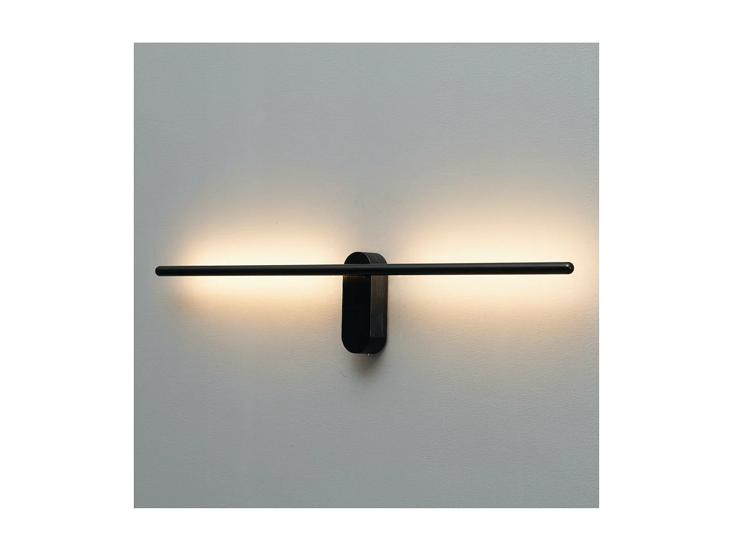 Applique LED design noire - Melbourne