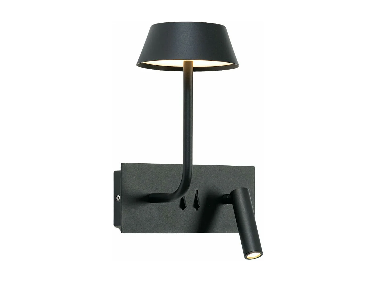 Applique murale LED avec liseuse intégrée  - Fabro