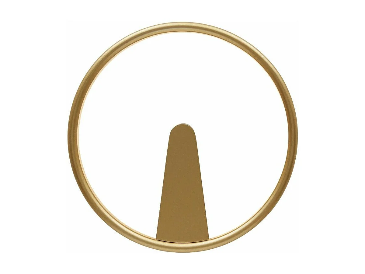 Applique minimaliste cercle LED doré - Scott