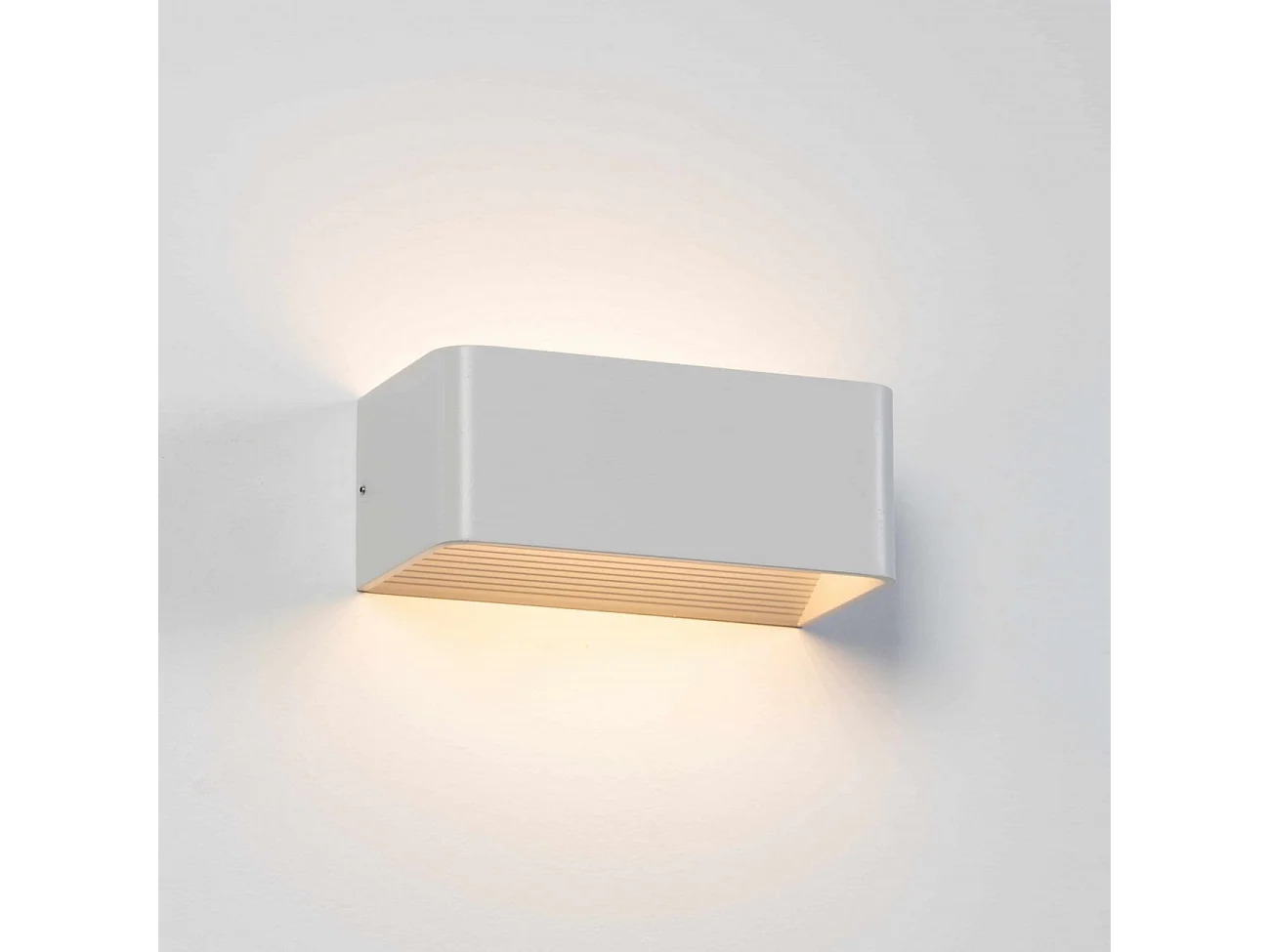 Applique murale LED blanc design 6W - 20cm - Quadra