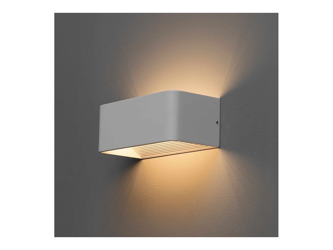 Applique murale LED blanc design 6W - 20cm - Quadra