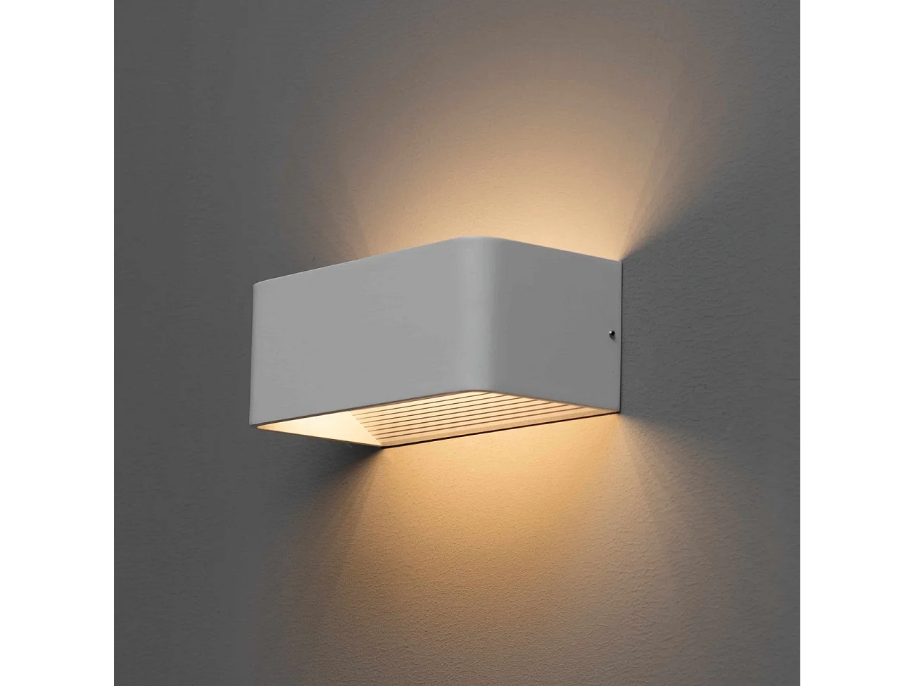 Applique murale LED blanc design 6W - 20cm - Quadra