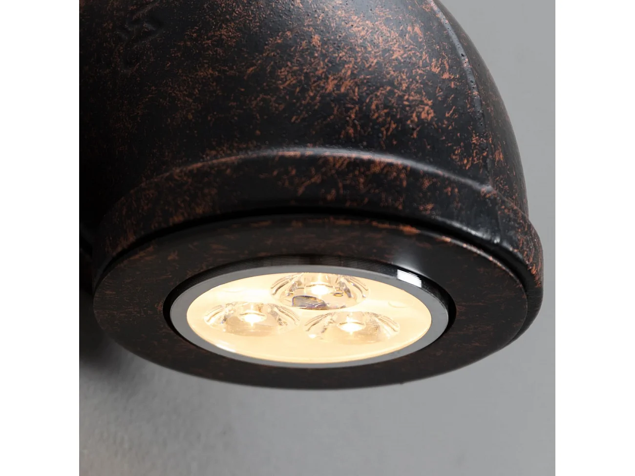 Applique Murale LED 3W Design Tuyau Couleur Rouille - Athiel