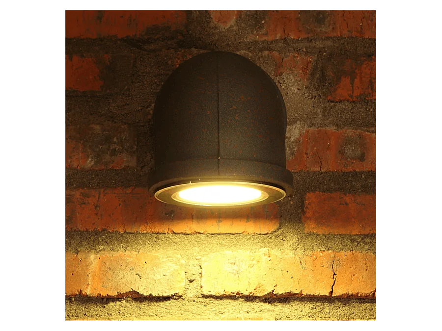 Applique Murale LED 3W Design Tuyau Couleur Rouille - Athiel