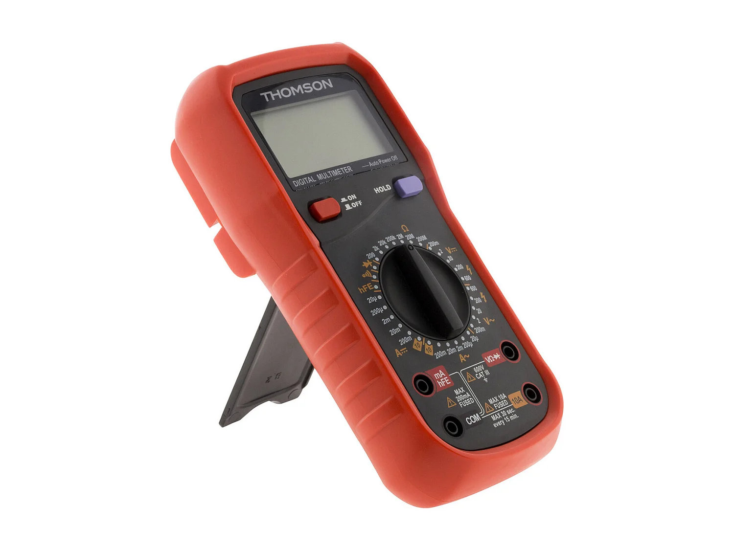 Digitale Schokbestendige Multimeter Thomson - 8 Functies CAT III 600V